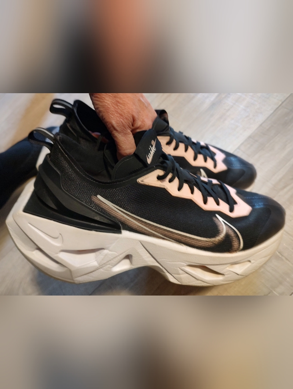 Nike ZoomX Vista Grind Black and Pink Sneakers
